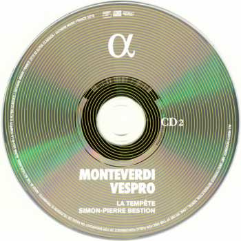 2CD Claudio Monteverdi: Vespro Della Beata Vergine, SV206 436472