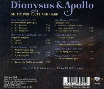 CD Claudio Ortensi: Dionysus & Apollo: Music For Flute & Harp 509114