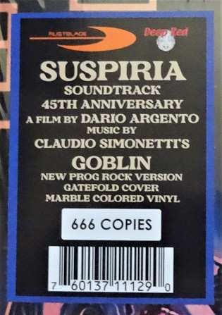 LP Claudio Simonetti's Goblin: Suspiria (Prog Rock Version) LTD | CLR 457280