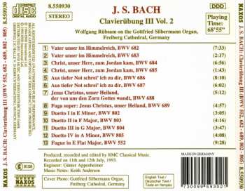CD Johann Sebastian Bach: Clavierübung III: Volume 2 277067