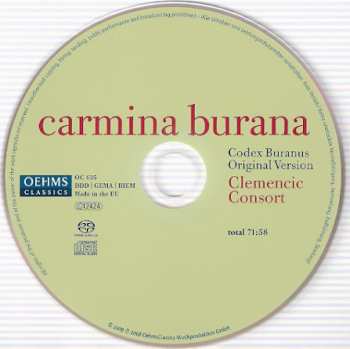 SACD Clemencic Consort: Carmina Burana - Codex Buranus Original Version 112134