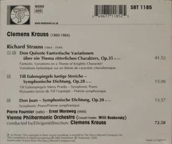 CD Clemens Krauss: Don Quixote / Till Eulenspiegel / Don Juan 189241