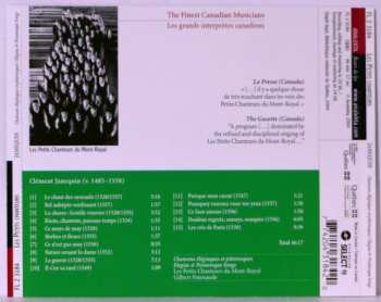 CD Clement Janequin: Chanson Élégiaques Et Pittoresques = Elegiac & Picturesque Songs 396154
