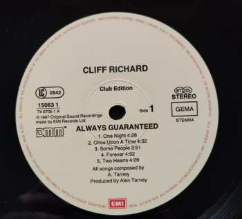 LP Cliff Richard: Always Guaranteed