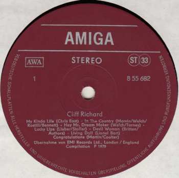 LP Cliff Richard: Cliff Richard 374372