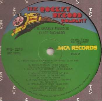 LP Cliff Richard: I'm Nearly Famous 412240