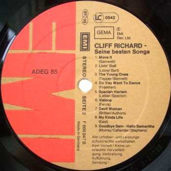 LP Cliff Richard: Move It - Seine Besten Songs 493868
