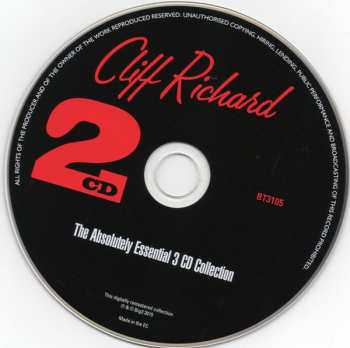 3CD Cliff Richard: The Absolutely Essential 3 CD Collection 100975