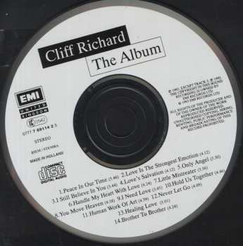CD Cliff Richard: The Album