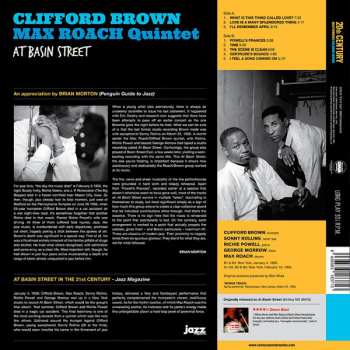 LP Clifford Brown And Max Roach: At Basin Street LTD | CLR 413326