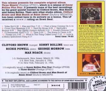 CD Clifford Brown: Three Giants!  94669