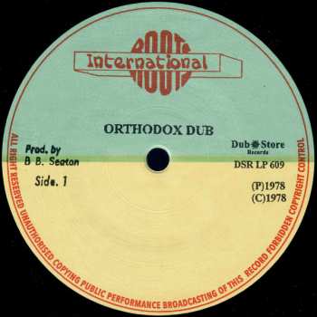 LP Clive Hunt: Orthodox Dub