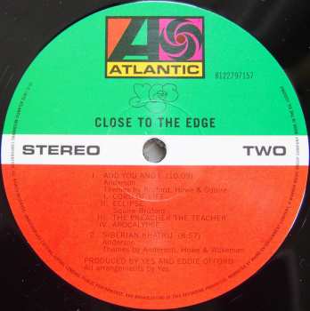 LP Yes: Close To The Edge LTD 7283