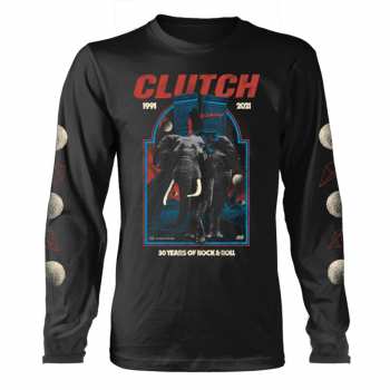Merch Clutch: Tričko S Dlouhým Rukávem Elephant (black)