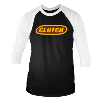 Album Clutch: Tričko S Tříčtvrtečním Rukávem Classic Logo Clutch (black/whte)