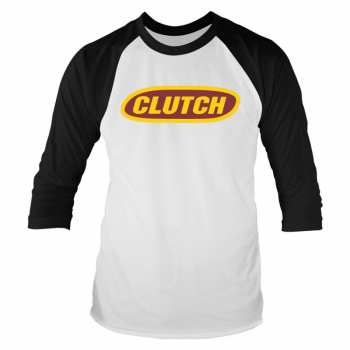 Merch Clutch: Tričko S Tříčtvrtečním Rukávem Classic Logo Clutch (whte/black)