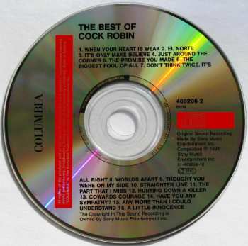CD Cock Robin: The Best Of Cock Robin 121789