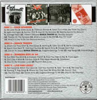 4CD/Box Set Cock Sparrer: The Albums 1978-87 179593