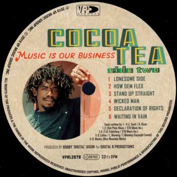 LP Cocoa Tea: Music Is Our Business 65791
