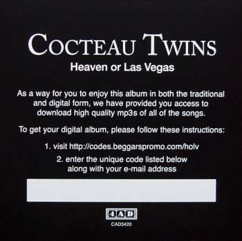 LP Cocteau Twins: Heaven Or Las Vegas 75943