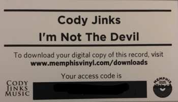 2LP Cody Jinks: I'm Not The Devil 267136