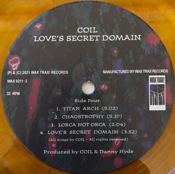 2LP Coil: Love's Secret Domain CLR | LTD | DLX