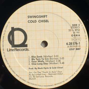 2LP Cold Chisel: Swingshift