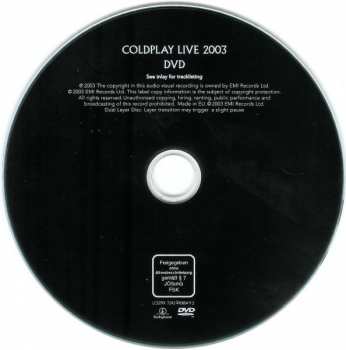 DVD Coldplay: Live 2003 20687