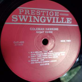 LP Coleman Hawkins: Night Hawk 295958