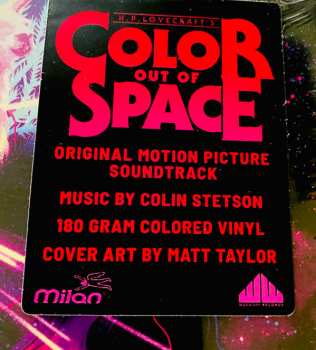LP Colin Stetson: H.P. Lovecraft's Color Out Of Space (Original Motion Picture Soundtrack) CLR 327596