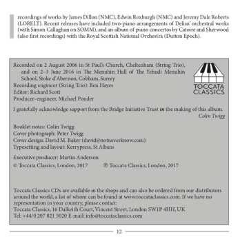 CD Hiroaki Takenouchi: Colin Twigg: Chamber Music