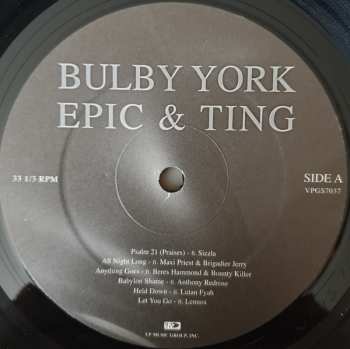 LP Collin "Bulby" York: Epic & Ting 80861