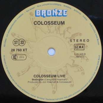 2LP Colosseum: Colosseum Live
