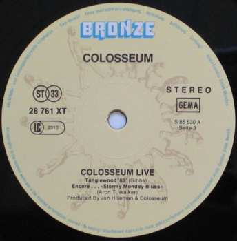 2LP Colosseum: Colosseum Live