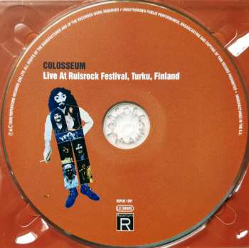 CD Colosseum: Live At Ruisrock Festival,Turku, Finland, 1970 DIGI 190649