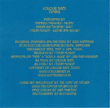 CD Colour Haze: Tempel 100078