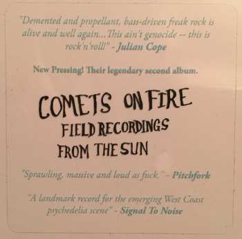LP Comets On Fire: Field Recordings From The Sun 314548