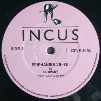 3LP Company: Epiphanies VII-XIII 531097