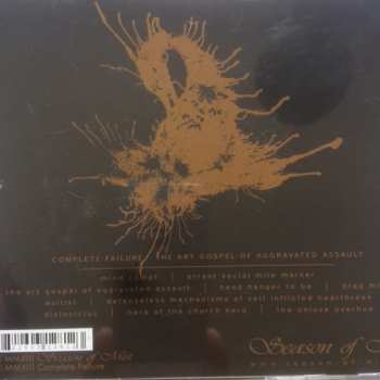 CD Complete Failure: The Art Gospel Of Aggravated Assault 459015