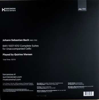 3LP Johann Sebastian Bach: Complete Suites For Unaccompanied Cello 3322