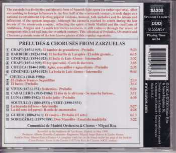 CD Orquesta De La Comunidad De Madrid: Preludes And Choruses From Zarzuelas 467470