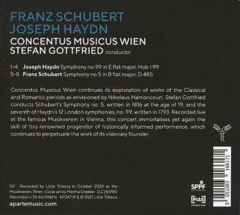 CD Concentus Musicus Wien: Schubert: Symphony No.5 / Haydn: Symphony No.99 107891