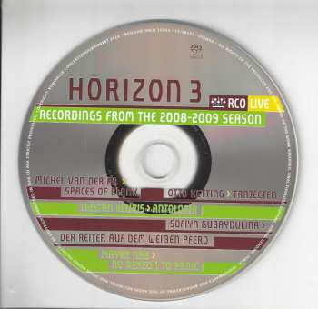 SACD Concertgebouworkest: Horizon 3: Recordings From The 2008-2009 Season 332394