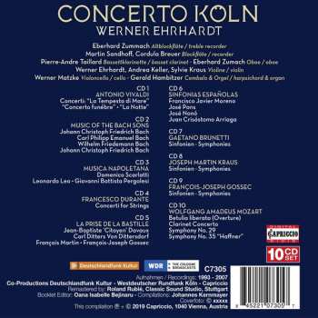 10CD/Box Set Concerto Köln: Muscia Napoletana • La Prise De La Bastille • Sinfonias Españolas 120038