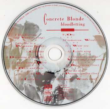 CD Concrete Blonde: Bloodletting 5221