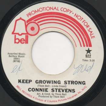 Album Connie Stevens: Keep Growing Strong / Tick-Tock
