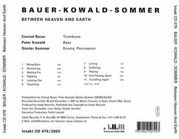 CD Conrad Bauer: Between Heaven And Earth 311022