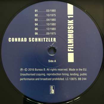 LP Conrad Schnitzler: Filmmusik 1 318871