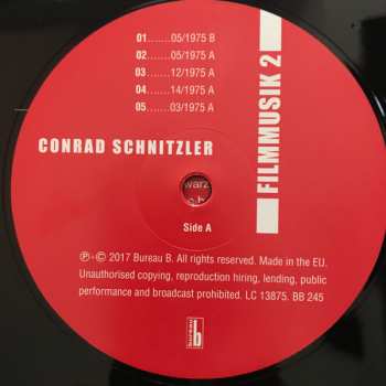 LP Conrad Schnitzler: Filmmusik 2 302904