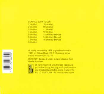 CD Conrad Schnitzler: Gelb 458447